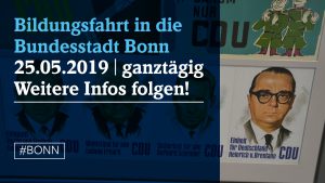 Bildungspolitische Fahrt in die Bundesstadt Bonn @ Bundesstadt Bonn